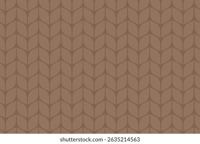 Seamless brown knitted pattern with stylized loop texture. Perfect for cozy autumn projects, textile design, or rustic fashion backgrounds.

