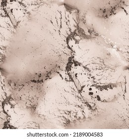 Seamless Brown Marble. Cream Seamless Painting. Wall Tile Paint. Brown Seamless Vector. Tonal Marble Background. Beige Light Texture. Brown Color Background. Alcohol Ink Background. Modern Floor Tile