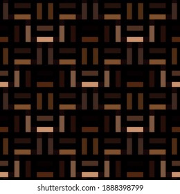 Seamless brown shapes vector pattern. Modern graphic design. wallpaper. fabric, packaging paper, print