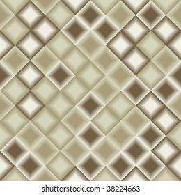 Seamless brown tile pattern