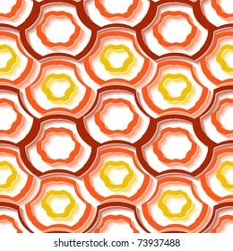 Seamless brown tile wallpaper. Also suitable as material pattern