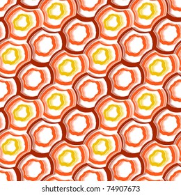 Seamless brown tile wallpaper. Also suitable as material pattern