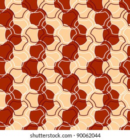 Seamless brown tile wallpaper. Also suitable as material pattern