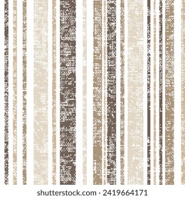 Seamless Brown and white farmhouse style stripes texture. vertical stripe texture background pattern.simple brown theme stripe patterns.