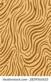 Seamless brown wood texture pattern background featuring abstract tree bark lines for creative graphic design and decoration