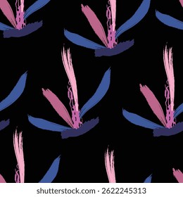 Seamless brush grass, like fabric print. Suit for package design, wallpaper, fashion print, Housing wallpaper, arty-crafty. 
