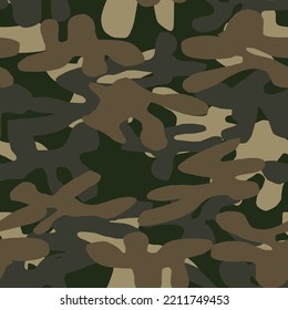 Seamless Brush. Modern Abstract Camoflage. Vector Grey Pattern. Military Vector Camouflage. Dirty Hunter Pattern. Camo Brown Grunge. Digital Grey Camouflage. Seamless Army Paint. Khaki Camo Print.