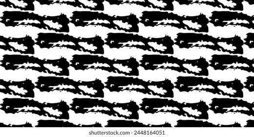 Seamless brush pattern,  hand drawn geometry background