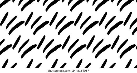 Seamless brush pattern,  hand drawn geometry background