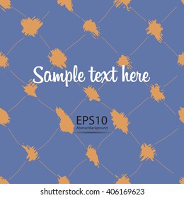 Seamless brush pen hand drawn doodle pattern. Vector grunge background for your text