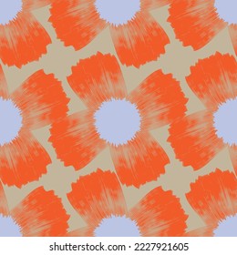 Seamless  brush stroke as  floral pattern. Suit for ornament, decoration, textile, graphic wallpaper.