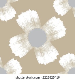 Seamless  brush stroke as  floral pattern. Suit for ornament, decoration, textile, graphic wallpaper.