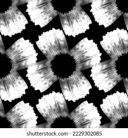 Seamless  brush stroke as  floral pattern. Suit for ornament, decoration, textile, graphic wallpaper.