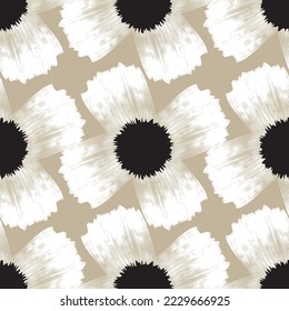Seamless  brush stroke as  floral pattern. Suit for ornament, decoration, textile, graphic wallpaper.