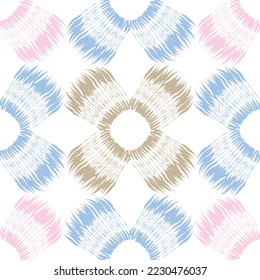 Seamless  brush stroke as  floral pattern. Suit for ornament, decoration, textile, graphic wallpaper.