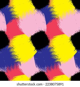 Seamless  brush stroke as  floral pattern. Suit for ornament, decoration, textile, graphic wallpaper.
