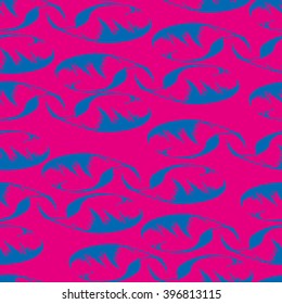 seamless brush stroke pattern pink and blue color