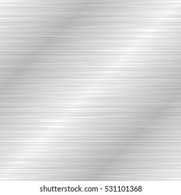 Seamless Brushed Metal Texture. Vector Illustration.