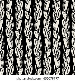 Seamless brushpen textile doodle pattern grunge texture.Trendy modern ink artistic design with authentic,unique scrapes, watercolor blotted background for a logo, cards, invitations, posters, banners.