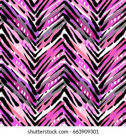 Seamless brushpen textile doodle pattern grunge texture.Trendy modern ink artistic design with authentic,unique scrapes, watercolor blotted background for a logo, cards, invitations, posters, banners.