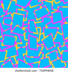 Seamless brushpen textile doodle pattern grunge texture.Trendy modern ink artistic design with authentic,unique scrapes, watercolor blotted dots for fashion textile,t-shirt,aparel