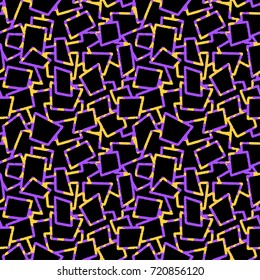 Seamless brushpen textile doodle pattern grunge texture.Trendy modern ink artistic design with authentic,unique scrapes, watercolor blotted dots for fashion textile,t-shirt,aparel