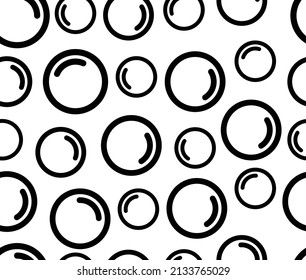seamless bubble pattern vector art design