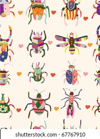 seamless bug pattern