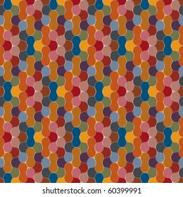 Seamless bulb pattern with multicolor elements