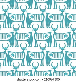 seamless with bull