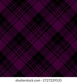 Borgonha sem costura, padrão de verificação de cor preta.Padrão repetitivo xadrez.Design verificado para impressões.Tecido tartan repetido. Vetor escocês fabriс.Ekose texture.Madras flannel.Checker line.Stripe gingham.
