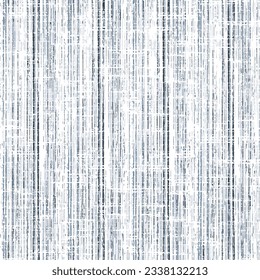 Seamless burn colors grunge style shabby stripe spring pattern.Seamless print pattern design natural blue canvas linen texture simple thin and thick vertical lines