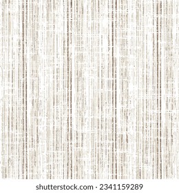 Seamless burn colors grunge style shabby stripe spring pattern.Seamless print pattern design natural beige canvas linen texture simple thin and thick vertical lines