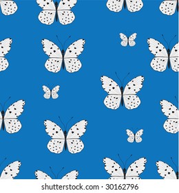 Seamless butterflies