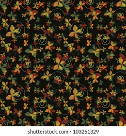 Seamless butterflies background eps10