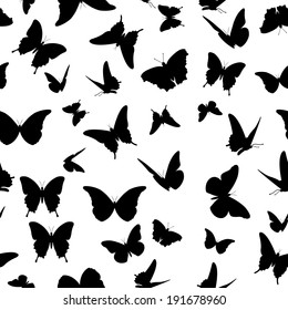 seamless butterfly background