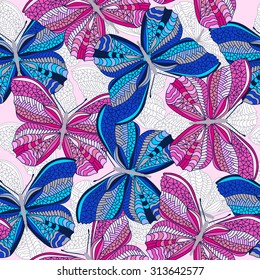seamless butterfly background