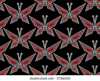 seamless butterfly background