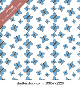 Seamless butterfly pattern