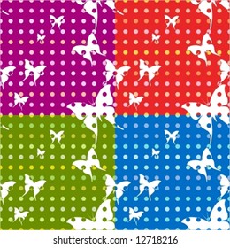 Seamless butterfly pattern.