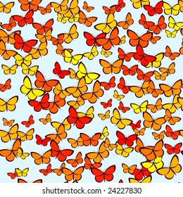 Seamless Butterfly Pattern