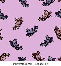 
Seamless butterfly pattern. Seamless pattern can be used for wallpaper, pattern fills, web page background,surface textures.
