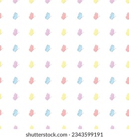 Seamless butterfly pattern. Drawn butterfly background