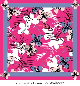 Seamless butterfly with wavy pattern. Vector Illustration