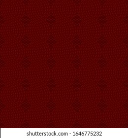 Seamless cable knit dark red pattern. Handycraft background