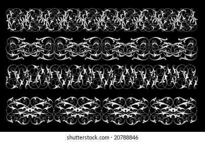 Seamless Calligraphy Borders