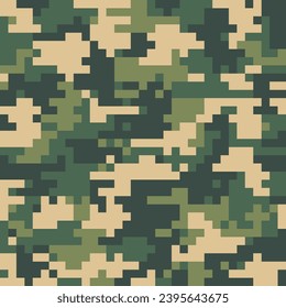 seamless camo pattern for hunting apparel