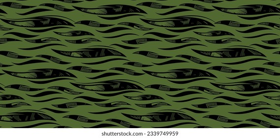 Seamless camouflage abstract pattern, Military Camouflage pattern design element for Army background, printing clothes, fabrics, sport t-shirts jersey, web banners, cards and wallpapers