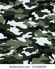 seamless camouflage background for design and prints