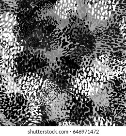 Seamless camouflage doodle pattern grunge texture.Trendy modern ink artistic design with authentic and unique scrapes, watercolor blotted background for a logo, cards, invitations, posters, banners.